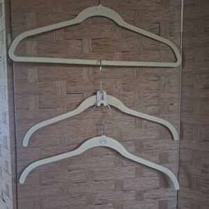 Joy Mangano Cream Velvet Hangers